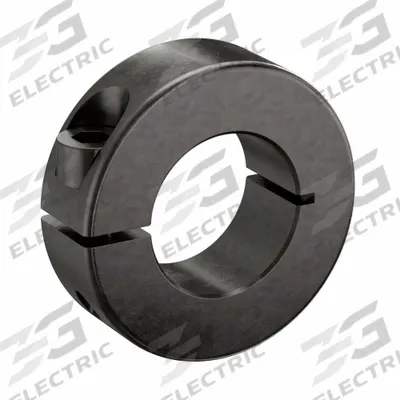RULAND MANUFACTURING Shaft Collar: 1-Piece, Metric, Round, Clamp-On, 24 mm Bore Dia - Steel Shaft Collars