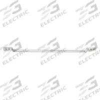 MONROE PMP Pull Handle: Unthreaded Holes, Steel, Silver, 5/16 in Screw Size, 0.63 in (MPN PH-0214). Key specifications — Brand: MONROE PMP; Projection Type: Non-Recessed; Material: Steel; Finish: Chrome Plated; Color: Silver; Folding Type: Fixed; Mounting Type: Unthreaded Holes; Screw Size: 5/16 in.