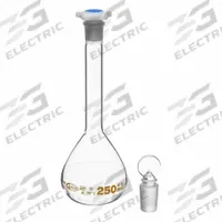 UNITED SCIENTIFIC SUPPLIES INC Glass Flasks: 250 mL, Colorless, Round, A, +/-0.12 mL (MPN FGWM250). Key specifications — Shape: Round; Tolerance: +/-0.12 mL; Body Color: Colorless; Brand: UNITED SCIENTIFIC SUPPLIES INC; Compatible with Stopper Size: 19/26; USP Specification: Type I.