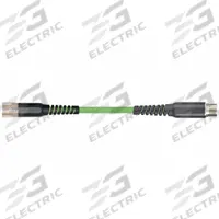 READYCABLE Feedback Cable: Extension, 60 ft Lg, For Allen-Bradley, Similar To 2090-CFBM7E7-CEAFxx (MPN MAT9741776-60). Key specifications — Cable Jacket Color: Green; Conductor Configuration: (12xAWG26 (0.14))+(2xAWG26 (0.14))+(2xAWG22 (0.34))+(2xAWG16 (1.5)); Brand: READYCABLE; Cable Jacket Material: PUR.