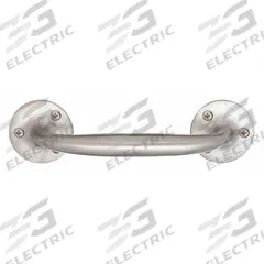 MONROE PMP Pull Handle: Unthreaded Holes, Stainless Steel, Silver, #8 Screw Size, 0.75 in (MPN PH-0245). Key specifications — Brand: MONROE PMP; Projection Type: Non-Recessed; Material: Stainless Steel; Finish: Dull; Color: Silver; Folding Type: Fixed; Mounting Type: Unthreaded Holes; Screw Size: #8.