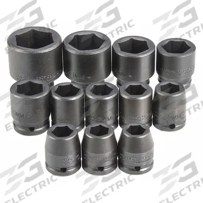 PROTO Impact Socket Set: 3/4 in Drive Size, Small Set (0-50 pieces) Set Size - Metric Impact Socket Sets