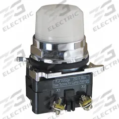 EATON Pilot Light: 30 mm Panel Mounting Size, White, LED, 24 V AC/DC Max Volt Rating (Supply) (MPN 10250T197LWP24). Key specifications — Series: 10250T; Brand: EATON; Includes Push-To-Test: No Push-To-Test Included.