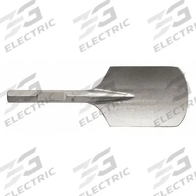 BOSCH Breaker and Demolition Hammer Chisel: 4 1/2 in Head Wd, 17 in Overall Lg - Chisel Bits for Breaker & Demolition Hammers