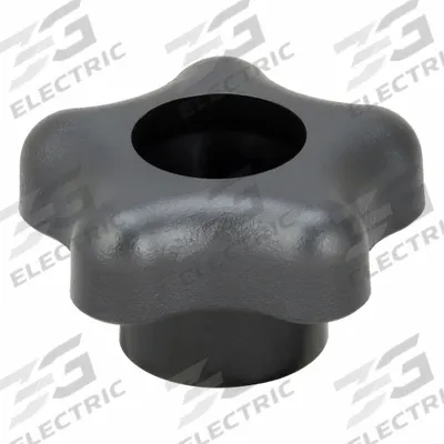 INNOVATIVE COMPONENTS Hand Knob: 5 Point, Plastic, 5/16" Thread, 0.625 in Thread Lg - Snap-Lock 5-Arm Knobs