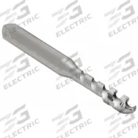 CLEVELAND Spiral Flute Tap: #4-40 UNC, H2 / 2B, 2 Flute, Plug Chamfer, High Speed Steel (MPN C58515)