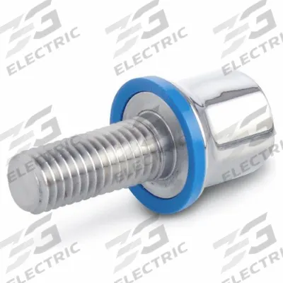 JW WINCO Hygienic Hex Head Screws: Stainless Steel, Fully Threaded, M16, 40 mm Fastener Lg - Hygienic Flanged Hex Head Bolts with Sealing Washer