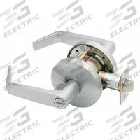 FALCON LOCK Door Lockset: Privacy Lever Locksets, Chrome, ADA Compliant (MPN W301S D 626). Key specifications — Ligature Resistance: Not Ligature-Resistant; Brand: FALCON LOCK; Lockset Function ANSI Code: F76; Visual Indicator Message: No Message; Lockset Style: Dane; ADA Compliant: Yes; Finish: Satin Chromium-Plated : Steel.
