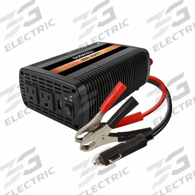 DURACELL Inverter: Modified Sine Wave, Cigarette Lighter Input Plug and Battery Clamps - Inverters