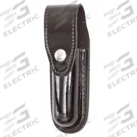 GOULD & GOODRICH, INC. Flashlight Pouch: Black, Synthetic Polymer, High Gloss, Snap Closure (MPN H672-2CL). Key specifications — attr188437: Black; attr188438: Synthetic Polymer; attr188431: Flashlight Pouch.