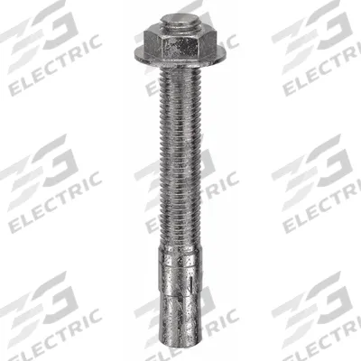 MKT FASTENING Wedge Anchor: 6 1/4 in Overall Lg, 3/4 in Dia, 3/4"-10 Thread Size, Plain - 316 Stainless Steel Wedge Anchors