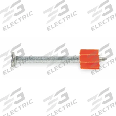RAMSET Straight Pin: 3/4 in Overall Lg, 0.3 in Head Dia., 0.15 in Shank Dia. - Pins for Powder-Actuated Tools