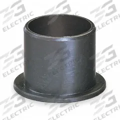 IGUS Flanged Sleeve Bearing: Polymer, 1/4 in Bore, 5/16 in OD, 1/4 in Overall Lg, Black, 5 PK (MPN TFI-0405-04). Key specifications — Brand: IGUS; Color: Black.