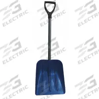 APPROVED VENDOR Snow Shovel: Plastic, 4 1/2 in Blade Lg, 10 3/4 in Blade Wd, 2.5 mm Gauge (MPN 38ZF78). Key specifications — Brand: APPROVED VENDOR; Handle Grip: D Grip.
