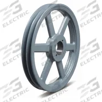 APPROVED VENDOR V-Belt Pulley: 2BK140, 2 Groove, 13.75 in OD, Bushed Bore, H/QT, Cast Iron. Key specifications — attr1318293: 2BK140; attr1318301: 13 in (4L, A); attr1318291: 4L, A, or AX.