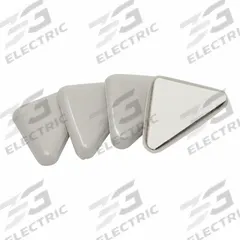 MASTER CASTER Furniture Glides: Plastic, 2 1/2 in Overall Wd, Triangle, Beige, 2 in Overall Lg (MPN 87004). Key specifications — Product Type: Furniture Glides; Shape: Triangle; Color: Beige; Attachment Method: Self-Adhesive; Brand: MASTER CASTER; Leg Angle: Angled; Pad Material: Plastic; Product Shape: Triangle.