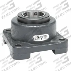 MOLINE BEARING Flange Bearing: Tapered Roller, 2 3/16 in Bore, Cast Iron, Set Screws, 6 1/4 in Lg (MPN 19311203). Key specifications — Bore Type: Cylindrical; Brand: MOLINE BEARING; Lubricant Material: Lithium Complex Grease; Mounting Bolt Size: 5/8 in; System of Measurement: Inch.