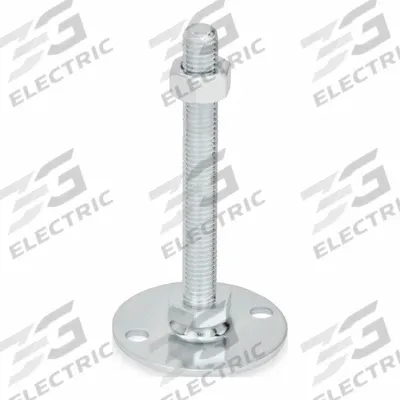 JW WINCO Male-End Leveling Mount: Swiveling Stud, 3/8"-16 Thread Size, 1.57 in - Swivel Male Leveling Mounts