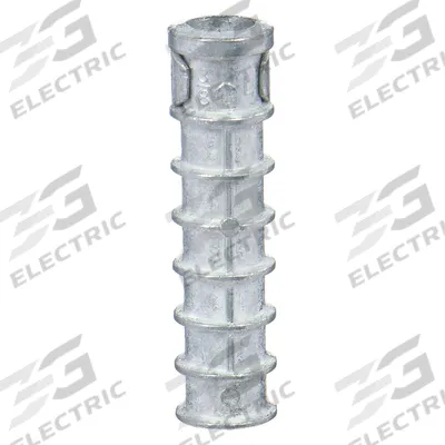 MKT FASTENING Expansion Anchor: 1/4" Thread Size, 1 1/2 in Overall Lg, 1/2 in Dia, Zinc Alloy - Lag Shields for Wood Screws