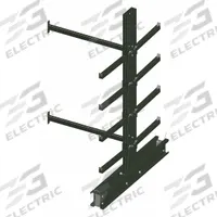 JARKE Cantilever Rack: Add-On, Heavy-Duty, 74 3/4 in x 105 1/2 in x 12 ft, Straight Arm (MPN DC-12AJ). Key specifications — Arm Style: Straight; Brand: JARKE.