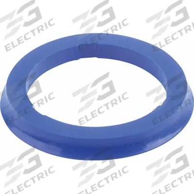 KIPP Sealing Washer: FDA Approved, Acetal, Blue, 8 mm Inside Dia, 13.25 mm Outside Dia - Hygienic Single-Piece Sealing Washers