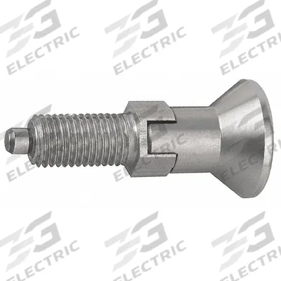 KIPP Indexing Plunger: Locking, SS, M16x1.5 Thread - Locking Pull-Knob Indexing Plungers