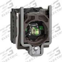SCHNEIDER ELECTRIC Lamp Module and Contact Block: 22 mm Panel Mounting Size, 2NO, White, LED (MPN ZB4BW0G13). Key specifications — Brand: SCHNEIDER; Compatible with Series: XB4; Includes Bulb: Bulb Included; Lamp Module Voltage: 110 to 120V AC.