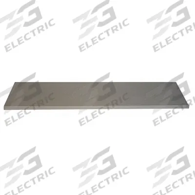 METRO Cabinet Lower Shelf: 16 3/4 in x 4 3/4 in, 1/4 in Overall Ht, Dark Taupe - Shelves for Antimicrobial Plastic Wall-Mount Cabinets