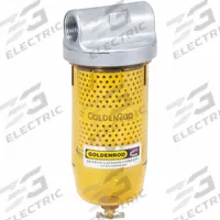 GOLDENROD Fuel Filter: Particulate, Repl Filter, Particulate, 10 micron Filter Rating, Zinc/Polymer (MPN 495). Key specifications — Compatible Grainger Part Number: 3MME9; Brand: GOLDENROD; Body Material: Polymer/Zinc; Filter Material: Silicone Treated Paper; Compatible Manufacturer Model Number: 495.