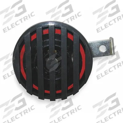 WOLO Electric Horn: 12V DC, High Tone, Electric, Black, Enamel/Painted - Electric-Powered Horns