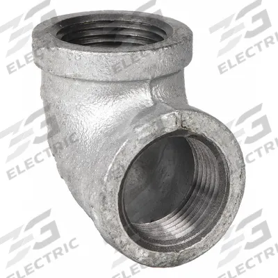 APPROVED VENDOR Metal Pipe Elbow: 90° Elbow, 1/2 in x 1/2 in, Malleable Iron (MPN 5P798) - Medium-Pressure Threaded Pipe Fittings