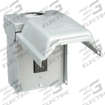 GE Unmetered Surface Power Outlet: 20 A, 120V AC - Unmetered Surface Power Outlets