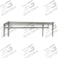 QUANTUM STORAGE SYSTEMS Shelf Hanger/Rail Rod: 72 in W x 1 in H, Steel, Stainless Steel, Silver (MPN GR72S). Key specifications — Brand: QUANTUM STORAGE SYSTEMS; Material: Steel; Finish: Stainless Steel; Color: Silver.