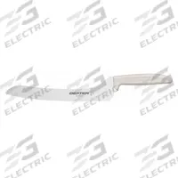 DEXTER RUSSELL Slicer: Straight, 11 1/2 in Overall Lg, Steel Blade, Polypropylene Handle, White (MPN 13623). Key specifications — Sub-brand: Sani-Safe; Brand: DEXTER RUSSELL; Blade Material: Steel; Blade Type: Straight; Edge Style: Honed Edge; Handle Color: White; Handle Material: Polypropylene; Knife Type: Offset Knife.