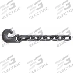 PEERLESS Straight Chain: 1/2 in Trade Size, 80 Chain Grade, Alloy Steel, Grab Hook, 18 in Overall Lg (MPN 574480818). Key specifications — Brand: PEERLESS; Hook Type Included: Grab Hook.
