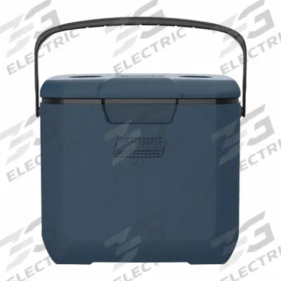 COLEMAN Cooler: Blue, 25 Cans, 30 qt Cooler Capacity - Standard Chest Coolers