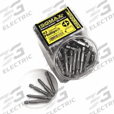 APPROVED VENDOR Power Bit: Power Bit, Imperial, PH2 Bit Industry Size, #2 Bit Size, Std - Impact Bits