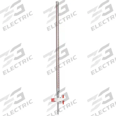 APPROVED VENDOR Straight Bore Buret: 50 mL, A, 787 mm, ±0.05 mL, 0.1 mL Inc - Class A Glass Burets