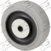 APPROVED VENDOR Caster Wheel: 3 1/2 in Wheel Dia., 1 1/4 in Wheel Wd, Rubber, 250 lb Load Rating (MPN 2RYW7). Key specifications — Wheel Core Material: Plastic; Wheel/Tread Color: Gray; Brand: APPROVED VENDOR.