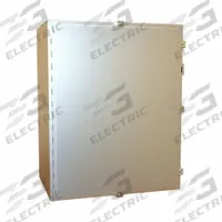 HAMMOND Electrical Enclosure: Stainless Steel, 30 in x 24 in x 16 in, NEMA 12/13/3R/4/4X, w/Panel (MPN 1418N4SSK16). Key specifications — Brand: HAMMOND; Closure Method: Clamps; Enclosure Material: Stainless Steel; Knockouts: Not Included; Includes Inner Panel: with Inner Panel Included.