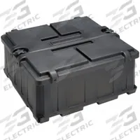 NOCO Battery Box: Commercial Vehicles, Group 8D Fits Battery Size Group, 21 in Inside Lg, Plastic (MPN HM485). Key specifications — Removable Lid: Yes; Closure Type: Lock-Down Knobs; Brand: NOCO; Fits Battery Size Group: Group 8D; Battery Box Material: Plastic.