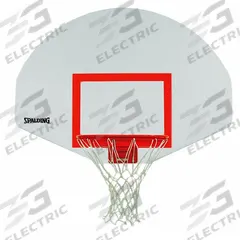 SPALDING Basketball Backboard: Steel, 39 in Overall Ht, 54 in Overall Wd (MPN 413-208). Key specifications — Brand: SPALDING; Features: Bolt-Keeper System; Material: Steel.
