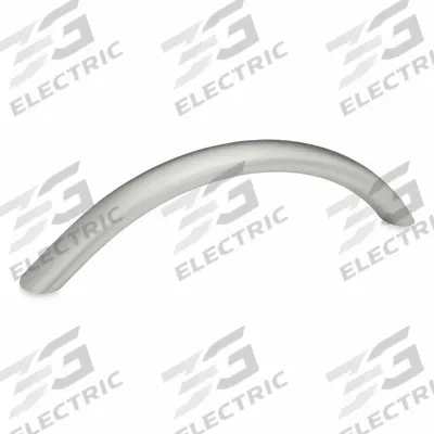 JW WINCO Pull Handle: Threaded Holes, Stainless Steel, Silver, 0.51 in - Load-Rated Arched Pull Handles