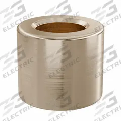 Sleeve Bearing: Bronze, SAE 841, 8 mm Bore, 14 mm OD, 12 mm Lg, 49,938 lb/sq in-fpm Max PV, 10 PK (MPN AAM0814-12B). Key specifications — System of Measurement: Metric; Material Grade: SAE 841; Brand: OILITE.