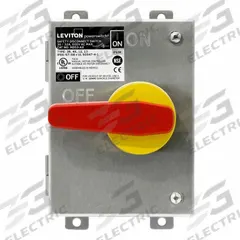 LEVITON Disconnect Switch: Non-Fusible, 30 A, Single or Three Phase, 600V AC, 304 Stainless Steel (MPN MDS3-AX). Key specifications — attr867146: 13; attr867131: LEVITON.
