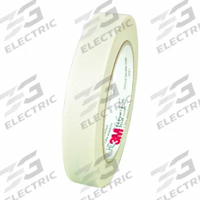 3M Electrical Tape: 1 in Wd, 36 yd Lg, 7.01 mil Thick, Fiberglass Cloth - Abrasion-Resistant Electrical Tape