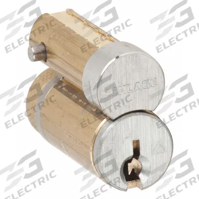 SCHLAGE Interchangeable Core Cylinder: Cylindrical, FSIC, Uncombinated - Interchangeable Cores