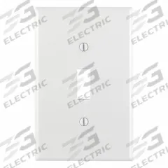 LEVITON Wall Plate: Toggle, 1 Gang, White, Midsize Size (MPN PJ1-W). Key specifications — Brand: LEVITON; Material: Nylon.