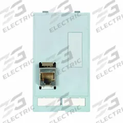 MURRELEKTRONIK Data Insert: RJ45 Cat5E/SUB-D9 Blind Plug, 51 mm x 88 mm (MPN 4000-68000-1210000). Key specifications — Brand: MURRELEKTRONIK; Data Port Configuration: (1) SUB-D9 (Blind Plug); Insert Design: Data Insert.
