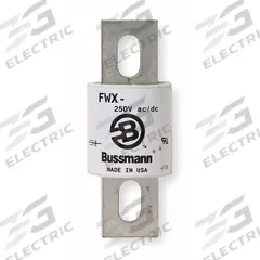 Semiconductor Fuse: FWX Series, Fast-Acting, 300 A, 250 V AC, 250 V DC DC Volt Rating (MPN FWX-300A). Key specifications — Series: FWX; Brand: BUSSMANN; Voltage Type: AC/DC.